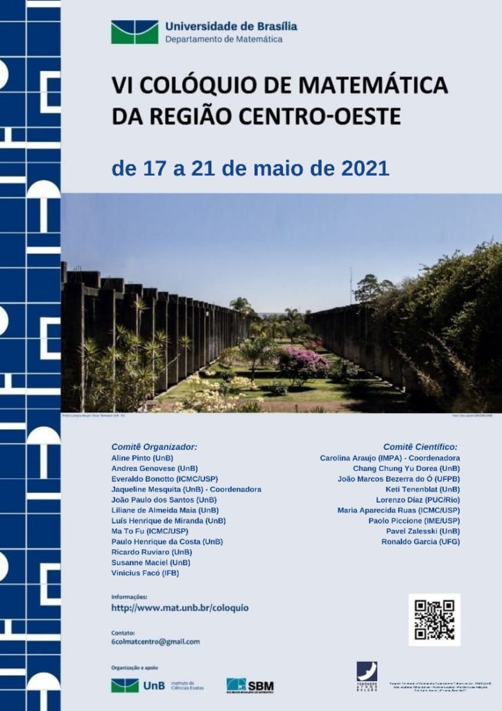 Cartaz - VI Colóquio de matemática do Centro-Oeste